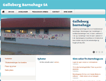 Tablet Screenshot of galleberg.barnehage.no