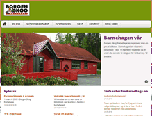 Tablet Screenshot of borgenskog.barnehage.no