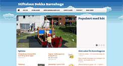 Desktop Screenshot of dokka.barnehage.no