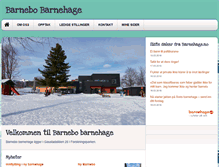 Tablet Screenshot of barnebo.barnehage.no