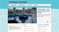 Desktop Screenshot of forshaugen.barnehage.no