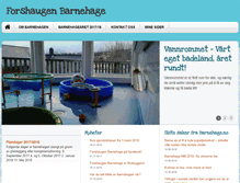 Tablet Screenshot of forshaugen.barnehage.no