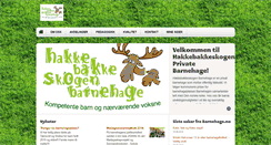 Desktop Screenshot of hakkebakkeskogen.barnehage.no