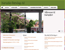 Tablet Screenshot of karusellen.barnehage.no