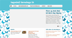Desktop Screenshot of hogenhall.barnehage.no