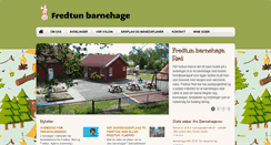 Desktop Screenshot of fredtun.barnehage.no