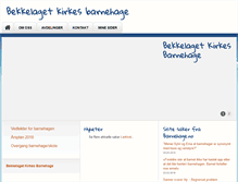 Tablet Screenshot of bekkelagetmenighets.barnehage.no