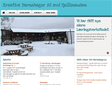 Tablet Screenshot of fjellknausen.barnehage.no