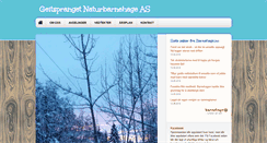 Desktop Screenshot of geitspranget.barnehage.no