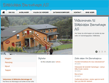 Tablet Screenshot of blaklokka.barnehage.no