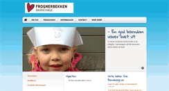 Desktop Screenshot of frognerbekken.barnehage.no