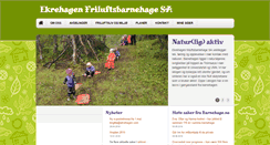 Desktop Screenshot of ekrehagen.barnehage.no