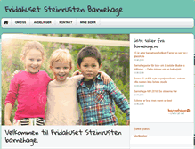Tablet Screenshot of fridahuset.barnehage.no