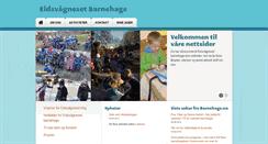 Desktop Screenshot of eidsvagneset.barnehage.no
