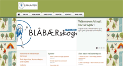 Desktop Screenshot of blaabaerskogen.barnehage.no