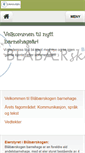 Mobile Screenshot of blaabaerskogen.barnehage.no